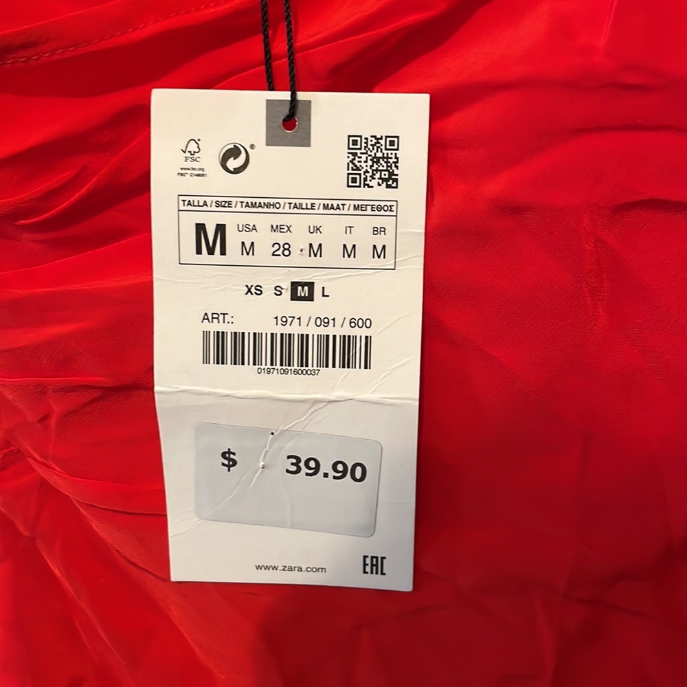 Zara red top - Picture 3 of 4